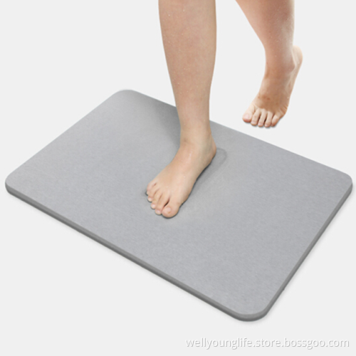 Super absorbent diatomite bath mat home improvement